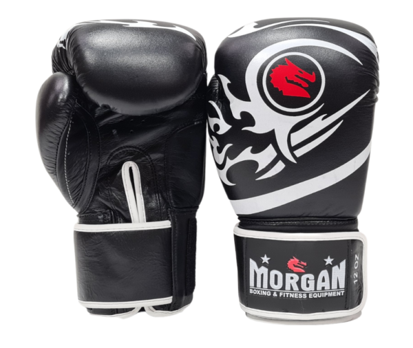 MORGAN ELITE BOXING & MUAY THAI LEATHER GLOVES (8-12-16oz)